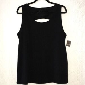 J.Jill Pure Fit Pima Stretch Open-Back Tank